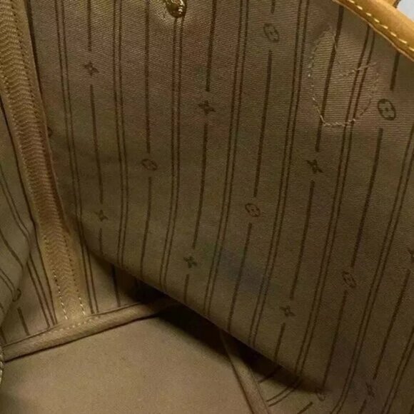 100% Authentic LOUIS VUITTON Neverfull MM Monogram Tote Bag - Picture 11 of 14